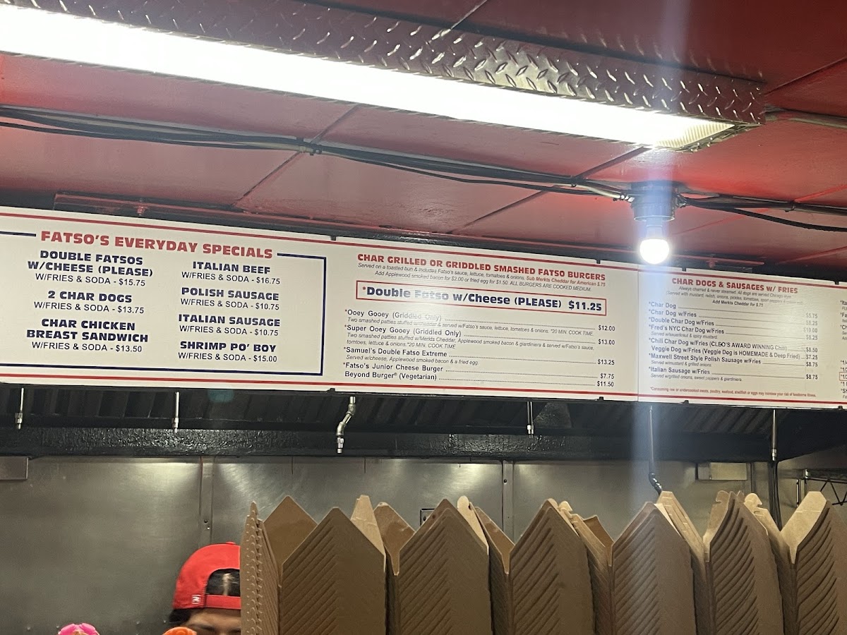 Fatso's Last Stand Menu - Image 3